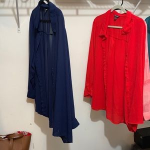 George button up blouse professional clean top business top savvy top